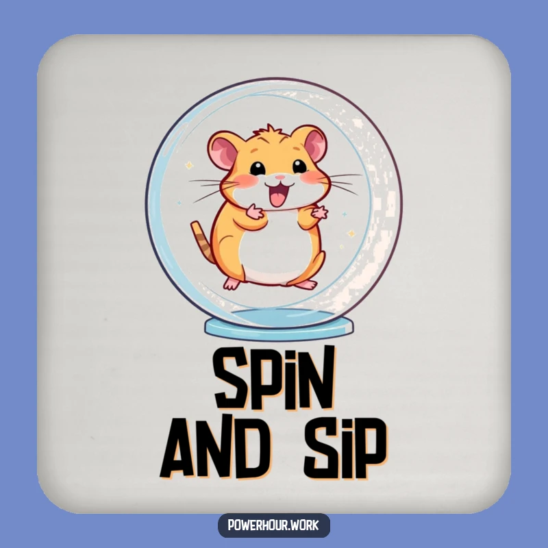 Funny Hamster Wheel Coasters: Protect Surfaces with Energy