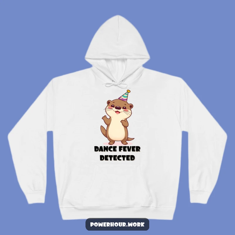 Funny Otter Hoodie: Cozy Cheerful Dancer Otter, Warm & Hilarious, Perfect Funny Gift