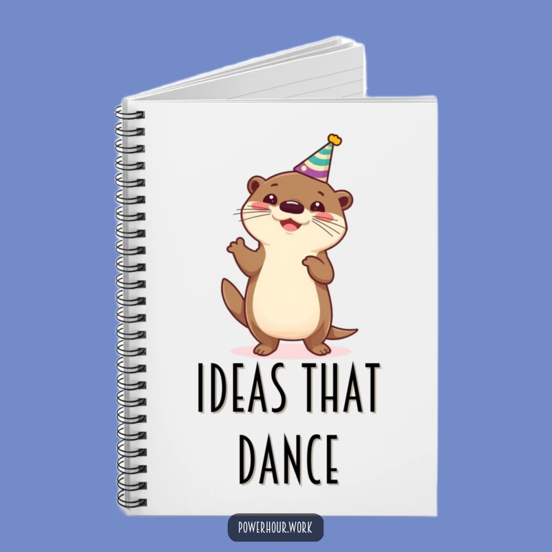 Funny Otter Notebook: Cheerful Dancer Otter, Journal of Fun & Laughter, Perfect Funny Gift