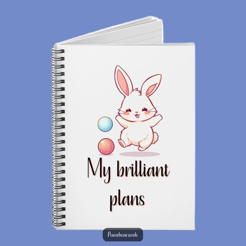 Funny Bunny Bouncing Ball Notebook: Jot Down Ideas with Humor