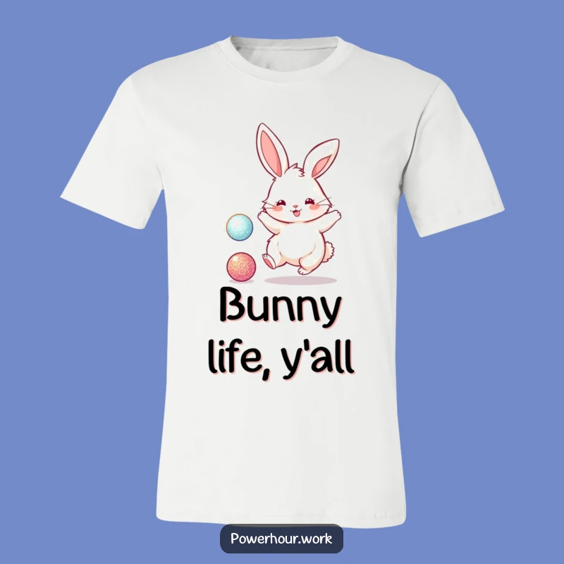 Funny Bunny Bouncing Ball T-Shirt: Hilarious Gift for Animal Lovers